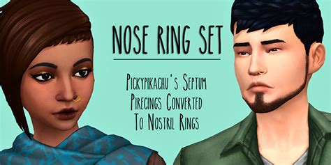 Sims 4 Maxis Match Nose Ring Piercing Cc All Free Fandomspot