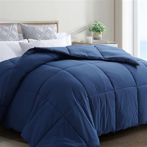Balichun Comforters Oversized King Size Navy Blue All Season Duvet