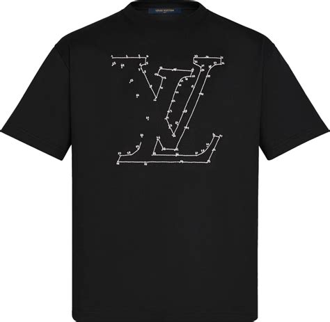 Louis vuitton t shirt kabuki kansai yamamoto collaboration short sleeve genuine. Louis Vuitton Black 'LV Stitch' T-Shirt | Incorporated Style