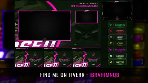 twitch overlay | Graphic design services, Overlays, Fiverr