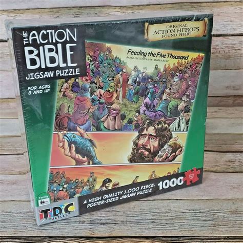Action Bible Family Jigsaw Puzzle Feeding the Five Thousand 1000 Piece