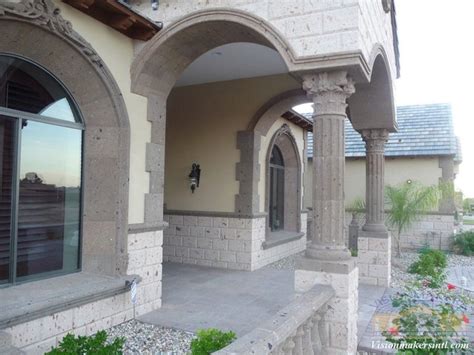 Cantera Stone Window Treatment - Traditional - Exterior ...