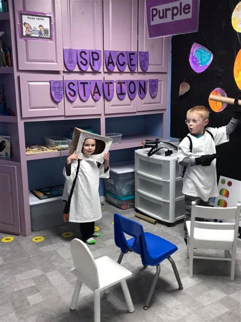 Space Week And Space Station Dramatic Play For Preschoolers