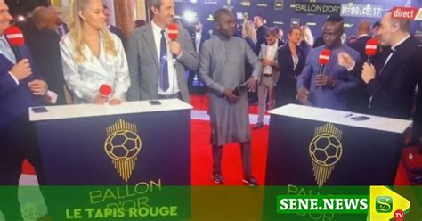 Ballon D Or Le Geste De Sadio Man Surprend Les Fans J Ai Failli