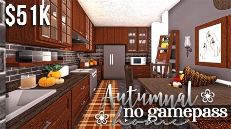 Autumnal no gamepass Home | Roblox Bloxburg | GamingwithV - YouTube