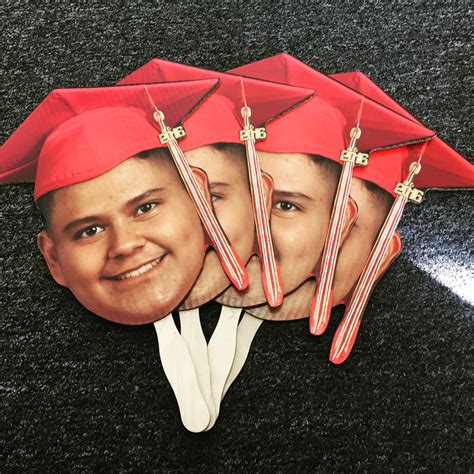 Big Heads And Face Fans Big Fat Heads Face Fans Banners Graduation