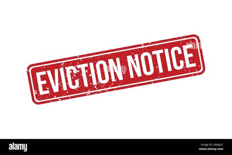 Eviction Notice Rubber Stamp Seal Vector Stock Vector Image And Art Alamy