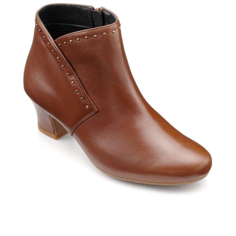 Hotter Dallas Womens Wide Fit Ankle Boots Women From Charles Clinkard Uk