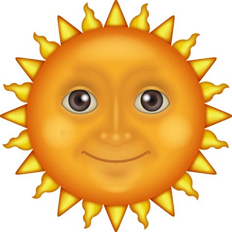 Sun Emoji Png Photos Png Mart