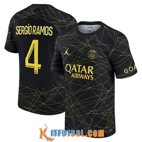 Todas Las Camisetas De Futbol Psg Sergio Ramos 4 20232023 Fourth