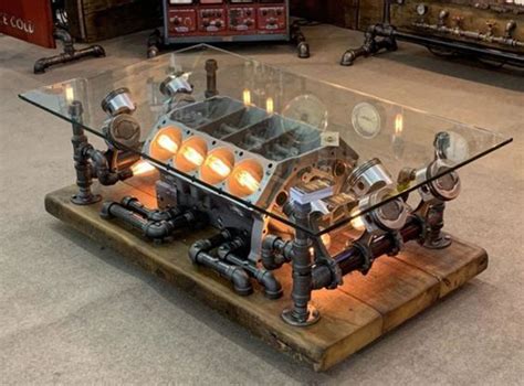 Repur Osed Car Engine Coffee Table Homemydesign