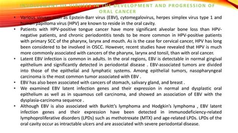 Squamous Cell Carcinoma Oral Cancer Ppt