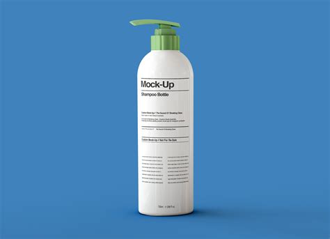 pump spray shampoo bottle mockup psd good mockups