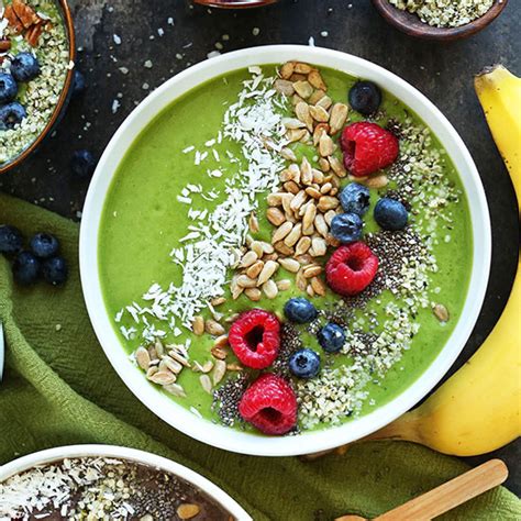 Super Green Smoothie Bowl Minimalist Baker Recipes