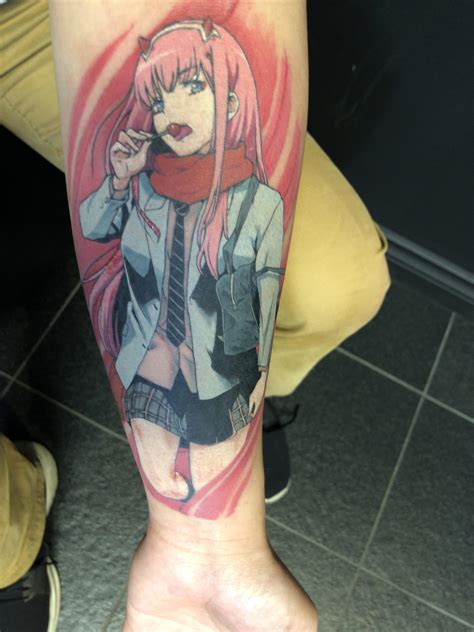 Since Everyone Is Showing Off Their Zero Two Tattoo R Zerotwo