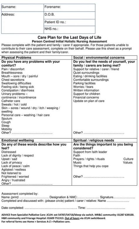 Occupational Therapy Home Assessment Template
