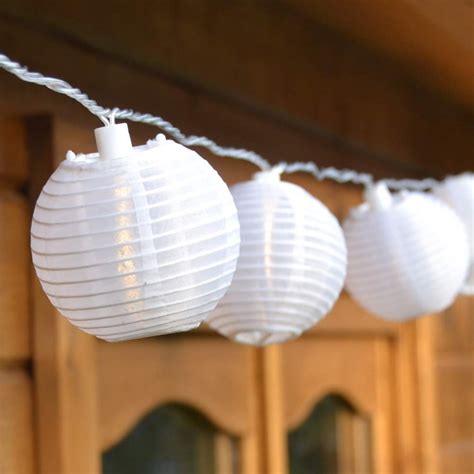 Für jeden anlass die richtige lichterkette. Lampion-Lichterkette mit 20 LED-Lampions Ø 7,5 cm Garten ...