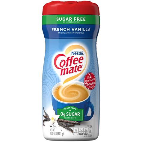Coffee Mate French Vanilla Sugar Free Powdered Coffee Creamer 102