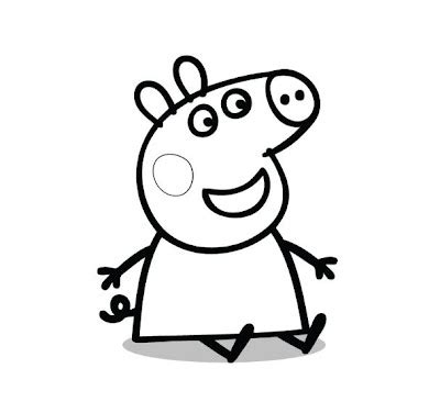 Dibujos para colorear: Peppa Pig para pintar