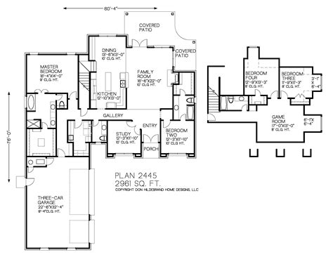 Plan 2445 — Don Hildebrand Home Designs