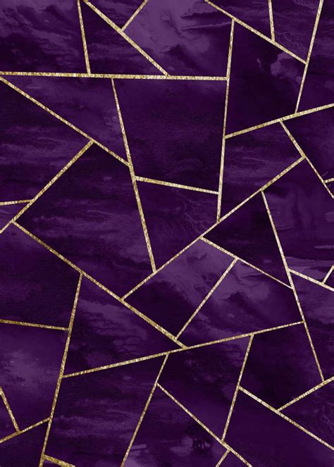 100 Purple And Gold Background S