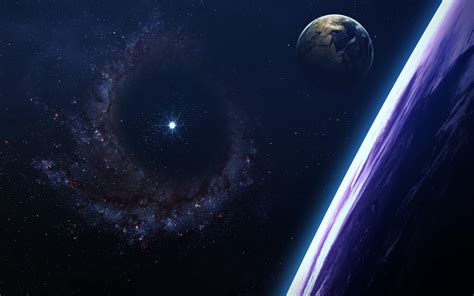 Papel De Parede Galáxia Planeta Terra Atmosfera Universo Astronomia Atmosfera Da Terra
