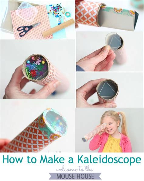 How To Make A Kaleidoscope Diy Kaleidoscope Craft Activities For