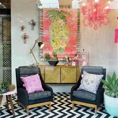 Pineapple Home Room Design Colorful Interior Design Home Decor