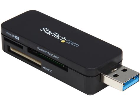 StarTech.com FCREADMICRO3 USB 3.0 External Flash Multi Media Memory ...