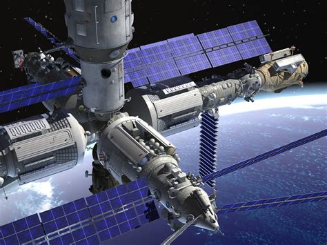 Mir Space Station Complex 3d Model By Squir