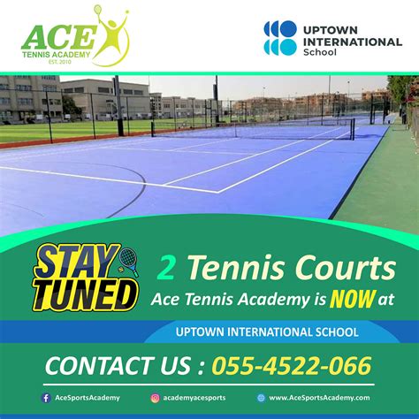 Uptown International School Tennis Courts | Ace Sports Academy