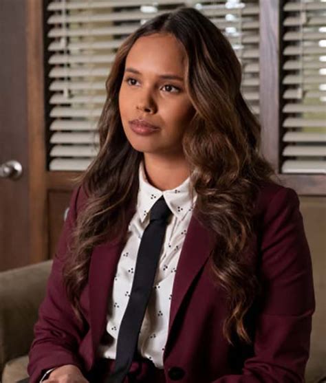 Jessica Davis Burgandy 13 Reasons Why Blazer Alisha Boe Blazer