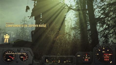Fallout 4 Far Harbor Descubierto Campamento De Zephyr Ridge Youtube