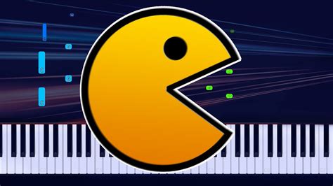 Pacman Main Theme Song Piano Tutorial Youtube