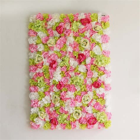 Buy 13 Sq Ft Set Of 4 Uv Protected Assorted Silk Flower Wall