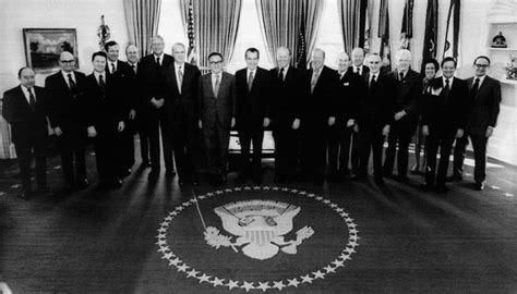 United states executive cabinet members by presidential administration. 1974 Nixon Cabinet. From Left Bryce Photograph by Everett