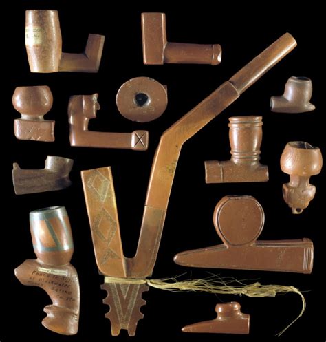 Thirteen Catlinite Pipes From North Central Us Native American