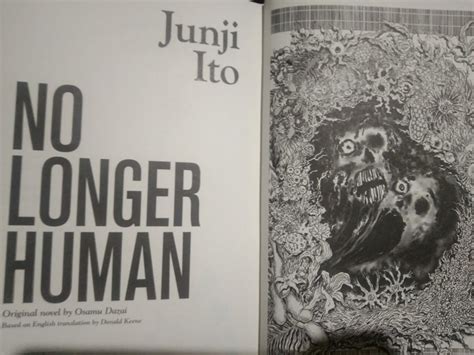 No Longer Human Junji Ito Illustrated Hard Cover Hobbies And Toys