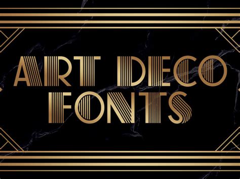 Art Deco Font Names Vvticb