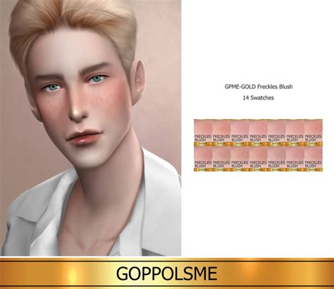 Gpme Gold Freckles Blush P At Goppols Me The Sims 4 Catalog