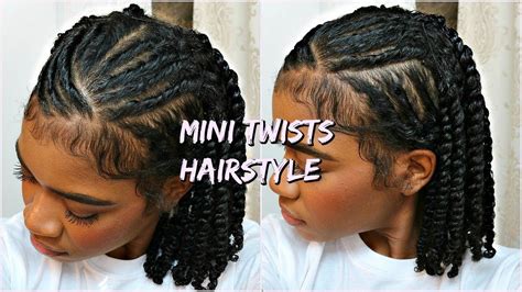 See more ideas about natural hair styles, hair, hair styles. Mini Twists Protective Hairstyle for Natural Curly Hair ...