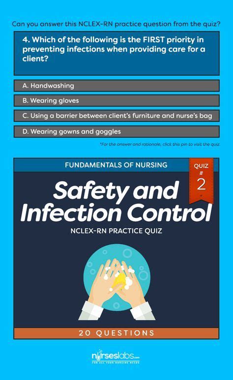 Safety And Infection Control Nclex Practice Quiz 75 Questions Nclex Infection Control