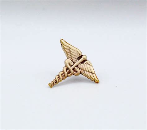 Caduceus Tie Tac Nursing Lapel Pin Medical Brooch Nursing Etsy