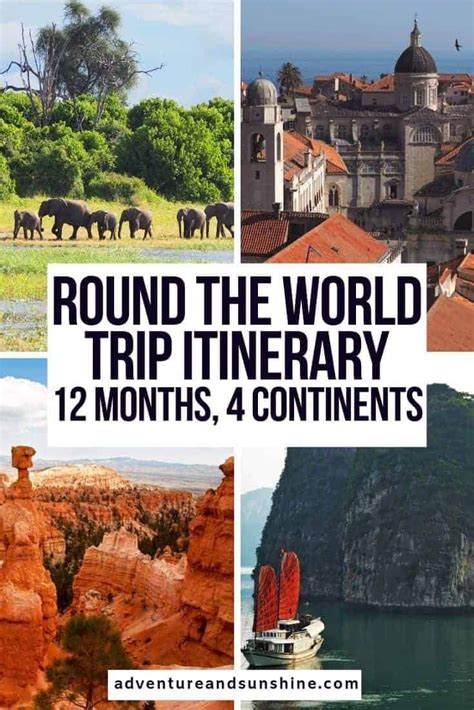 Around The World In 12 Months Round The World Trip