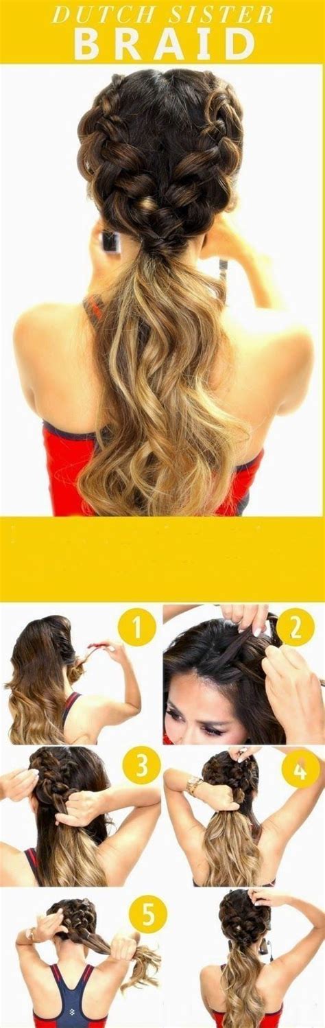 Synthetic hair is easy to care and style, holds its style throughout the day. cool 10 Super-easy Trendy hairstyles for school | Long hair girl, Medium hair styles, Cute ...