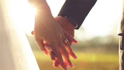 Close Up Of Two Lovers Joining Hands Slow Motion 240 Fps Detail