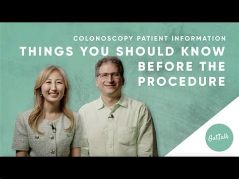 COLONOSCOPY Patient Information Things You Should Know Before The Procedure YouTube