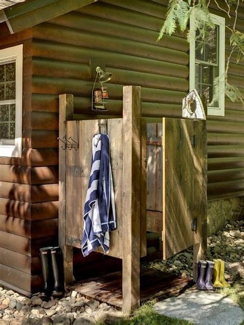 Pool Waterfall Ideas Outdoor Shower Stalls Rustic Outdoor
