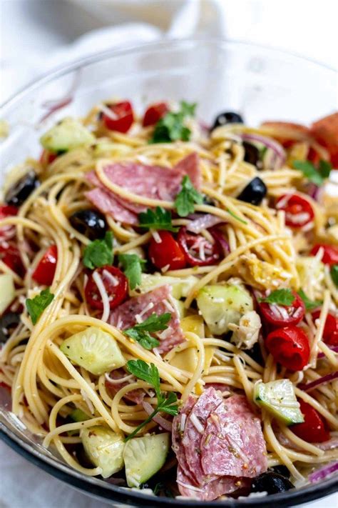 30 Minute Meals Archives Wonkywonderful Summer Salad Recipes Cold Spaghetti Salad Salad