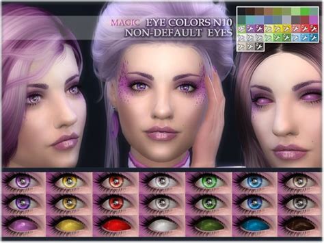 Magic Eye Colors 10 Non Default By Bakalia At Tsr Sims 4 Updates